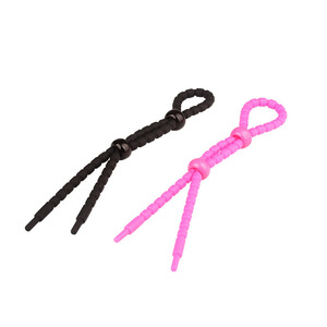 Male adult sex toys, couples' double-ring silicone <b>lock</b> rope, hot-selling cross-border source - Product Image 2