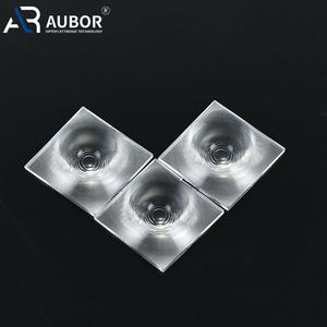 Venta al por mayor personalizable rectángulo asférico forma cuadrada acromático PMMA Fresnel lente LED iluminación proyector único cuadrado LED - Product Image 4