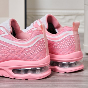 Fashionable Women's Breathable White Sneakers Summer Running <strong>Sports</strong> Cushion Walking <strong>Shoes</strong> for <strong>Ladies</strong> - Product Image 4