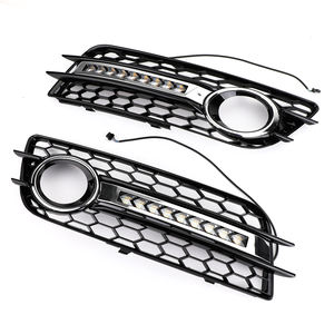 Areyourshop Grille de phare antibrouillard Anneau chromé Pare-chocs pour <span class=keywords><strong>Audi</strong></span> <span class=keywords><strong>A4</strong></span> <span class=keywords><strong>S</strong></span>-<span class=keywords><strong>LINE</strong></span> S4 2008-2012 Uniquement pour la version Sport avec éclairage LED - Product Image 6