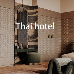 Fournisseur de solutions complètes pour l'ameublement des hôtels en Thaïlande, écrans de style moderne sur mesure, peintures décoratives, lampes d'éclairage - Product Image 1