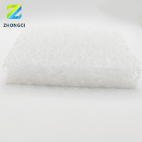 Mousse filtrante bio japonaise blanche et bleue pour la culture des bactéries, tapis de culture pour bassins à poissons et aquariums, matériau filtrant épaissi à mailles grossières