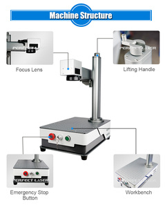 Perfect Laser 110*110mm 20w Portable Fiber Laser Lazer <strong>Marking</strong> Etching Engraving Marker <strong>Machines</strong> Systems For Plastic <strong>Metal</strong> - Product Image 2