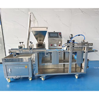 Machine à saupoudrer automatique électrique en acier inoxydable pour boulangerie, avec récupération de poudre par pulvérisation d'eau, pour garnitures et pâtisseries