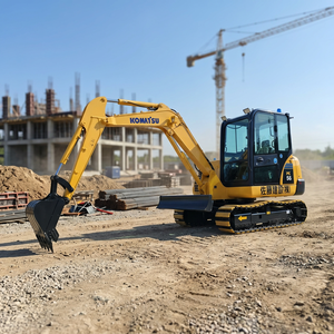 Excavatrice Komatsu PC56 PC55 d'occasion du Japon, excavatrice sur chenilles d'occasion avec peu d'heures de fonctionnement, haute qualité, à vendre - Product Image 1