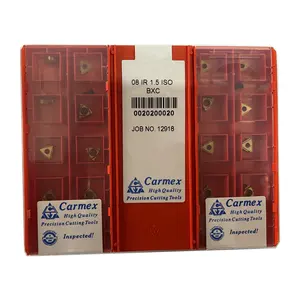 08IR 1.5 ISO BXC原装Carmex螺纹插入Carmex CNC车床穿线工具