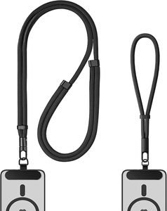 Universal Anti-Theft Phone Lanyard 2 Pack with Metal Tabs Adjustable Crossbody Neck Strap Wholesale Wrist Cord for Case