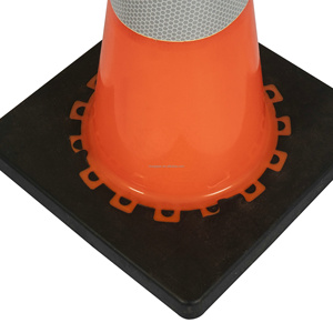 28 "mỏng dòng cam an toàn giao thông nón phản quang PVC/PE/polypropylene collars-6" và 4" - Product Image 5