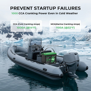 แบตเตอรี่ LIfepo4 12.8V 60Ah ระดับพรีเมียม กลุ่ม 24 แบบอเนกประสงค์ พร้อมบลูทูธแอพ + ระบบทำความร้อน + BMS ระดับ IP67 1000CCA สำหรับตัวแทนจำหน่ายในอเมริกาเหนือ - Product Image 3