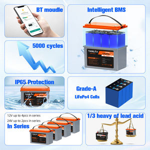 12V 100AH 200AH 400ah tùy chỉnh LiFePO4 pin Lithium ion Gói <span class=keywords><strong>24V</strong></span> 48V cấp một gói pin Lithium ion với BMS - Product Image 2
