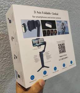 Barato F12 plegable mejor <span class=keywords><strong>3</strong></span> ejes móvil profesional cara y seguimiento de objetos teléfono cardán Pro estabilizador - Product Image 6