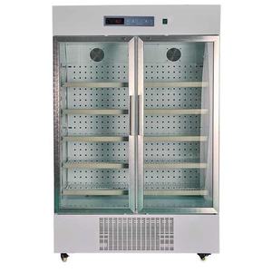 2-8 Degré 660L Prix du réfrigérateur médical à <span class=keywords><strong>double</strong></span> porte en verre bon marché - Product Image 3