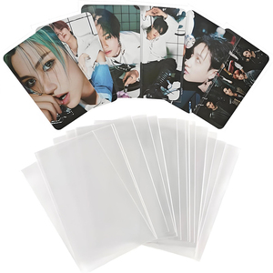 Funda Transparente para Tarjetas 2R 3R 4R, Funda para Fotos, Libre de Ácido, Libre de PVC, Funda Protectora para Tarjetas de Crédito Comerciales Kpop - Product Image 3