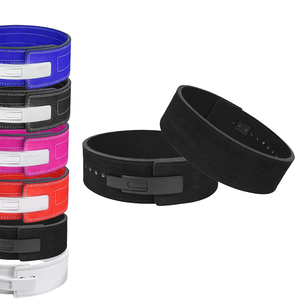 Premium Genuine Leather Lever Belt for Powerlifting Gym Weight Training Heavy Duty Support Fitness Belt with Steel Buckle. - Product Image 1