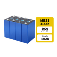 Batterie Cellulaire LiFePO4 Eve 2026 8000 Cycle Life Grade A 3.2V MB30 MB31 306Ah 314Ah 314Ah 345Ah 324Ah 334Ah 340Ah