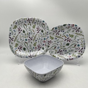 <span class=keywords><strong>Service</strong></span> <span class=keywords><strong>complet</strong></span> de table en mélamine pour toutes les occasions <span class=keywords><strong>Vaisselle</strong></span> et <span class=keywords><strong>vaisselle</strong></span> en mélamine en vrac pour restaurants et événements - Product Image 2