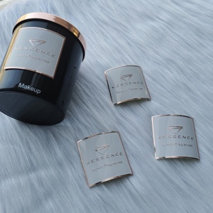 Nến Gốm Nến Vàng Sang Trọng Nhãn Hiệu Riêng Nến Thơm Nhãn Trắng Nhãn Dán Nhãn Logo Dập Nổi Tùy Chỉnh - Product Image 6