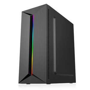 เคสคอมพิวเตอร์ Micro ATX Mid Tower พร้อมหน้าต่างด้านข้างวัสดุอะคริลิกสำหรับใช้งานบนเดสก์ท็อป - Product Image 1