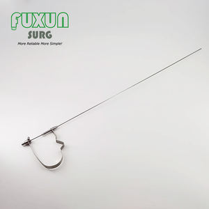 คีมจับก้อนนิ่วแบบมีด้ามจับรูปตัวยู <span class=keywords><strong>3</strong></span> ขา สำหรับการส่องกล้องทางเดินปัสสาวะแบบกึ่งแข็ง ขนาด 580 มม. ผลิตจากสแตนเลสคุณภาพสูง ยี่ห้อ Fuxun แบบสั่งทำพิเศษ ใช้ซ้ำได้ - Product Image 3