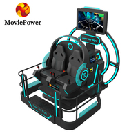MoviePower Extreme Experience, chaise de réalité virtuelle réaliste à 360 degrés, simulateur de vol VR, machine de jeu, simulateur 9D VR 360