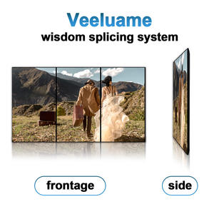 Schermo di giunzione con Display pubblicitario LCD <span class=keywords><strong>Video</strong></span> sistema di pubblicità a parete con Splicing 98% LCD con precisione a colori Adobe RGB iptv - Product Image 5