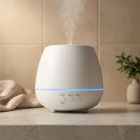 Diffuseur d'arômes d'huiles essentielles, humidificateur d'air ultrasonique à lumière LED, diffuseur d'arômes pour la maison, le bureau et l'hôtel