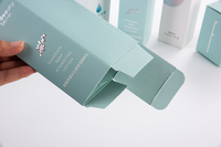 Logo personnalisé en relief, écologique, biodégradable, luxe, jetable, cosmétique, soin de la peau, sérum, poudre libre, laminage mat