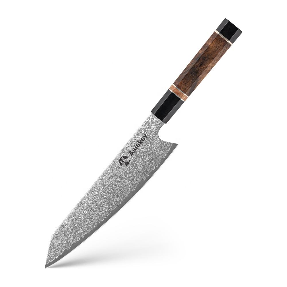 Couteau Kiritsuke marron de 8 pouces