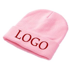 Gorros de lana personalizados de 5 paneles al por mayor con LOGO, gorros de punto personalizados para hombres y mujeres - Product Image 1