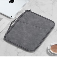 Sac de rangement portable en nylon pour tablette, style simple avec fermeture éclair, durable et léger pour les voyages d'affaires et le bureau