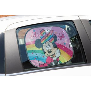 Parasole per auto Minnie rosa, coppia di parasole Disney per bambina - Product Image 2