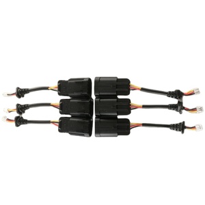 4 Pcs Ô Tô 3 Pin Nam Phun Nhiên Liệu Để PH-3Y Nữ Kết Nối Đèn Pha Dây Khai Thác Đèn Pha Dây Nịt - Product Image 2