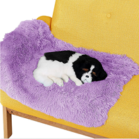 Couverture douce et moelleuse pour animaux de compagnie, tapis en fausse fourrure à poils longs pour chien et chat, couverture chaude pour canapé et lit, lavable et respirante