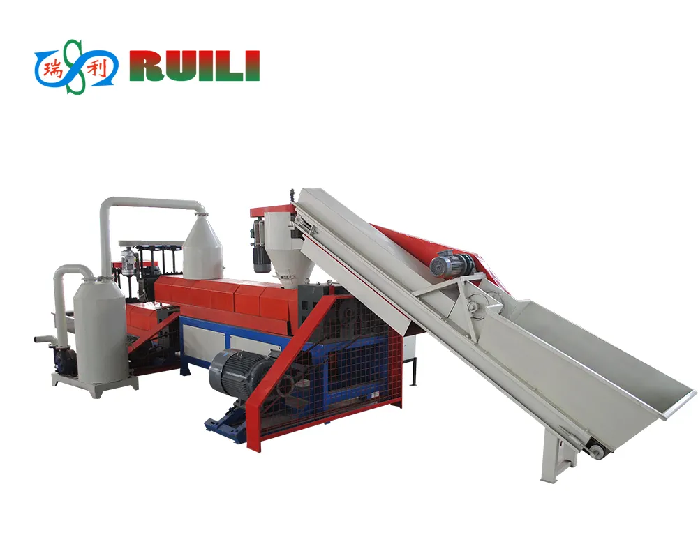 Plastic Recycling Pellet Making Granulator Machine