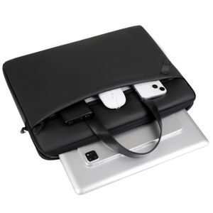 Sacoche pour ordinateur portable en tissu Oxford haute densité, légère, avec bandoulière, grande capacité, unisexe, avec serrure à empreinte digitale - Product Image 4