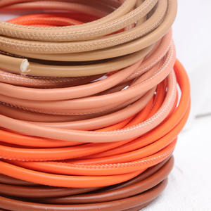 สายหนัง PU ถักแบบทนทานขนาด 3 มม. สีลูกกวาด แกนกลม สำหรับทำหูกระเป๋า DIY เย็บปักถักร้อย ซ่อมกระเป๋า แฟชั่น - Product Image 3