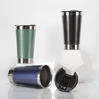 BORGE Logo personnalisé Double paroi en acier inoxydable 304 isolé sous vide café Thermos bière tasse alimentaire Thermo