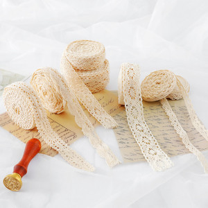 Adornos colgantes de encaje de hilo de algodón para decoraciones de jardín de infantes, materiales de tejido artesanal modernos y sencillos para bricolaje - Product Image 4
