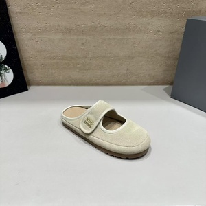 2025 zapatos planos de cuero genuino para mujer 'Small Potato Bo' boca baja de fondo suave para Velcro <span class=keywords><strong>Mary</strong></span> Jane diseño lindo deslizamiento de verano - Product Image 2