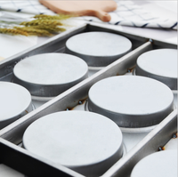Meistverkaufte Hamburgerbrötchen-Backform Aluminium-Stahl Antihaft-Muffin-Backblech