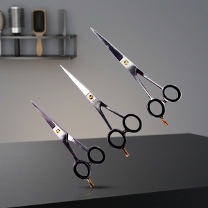 Ciseaux de coiffure professionnels ASAP ABP-1080, acier inoxydable 4Cr13, lame tranchante, manche moyen, pour droitiers, pour salon de coiffure - Product Image 2