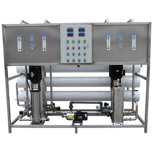 Équipement de traitement de l'eau par osmose inverse en deux étapes 4T, système de purification de l'eau de mer pour le traitement de l'eau saumâtre souterraine - Product Image 1