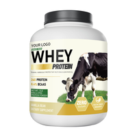 Vente directe d'usine Amazon Riegel 3lb Protéine de lactosérum aromatisée à la vanille pour la croissance musculaire 1 dose Suppléments nutritionnels de qualité supérieure
