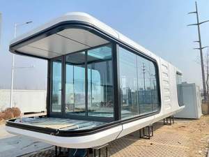Casas de contenedores listas Cápsulas espaciales de acero prefabricadas se utilizan al aire libre a precios al por mayor para casas <span class=keywords><strong>en</strong></span> Sudáfrica - Product Image 3