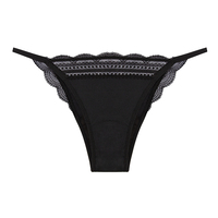 Culotte Menstruelle étanche en dentelle à la mode physiologique, sous-vêtements menstruels, string
