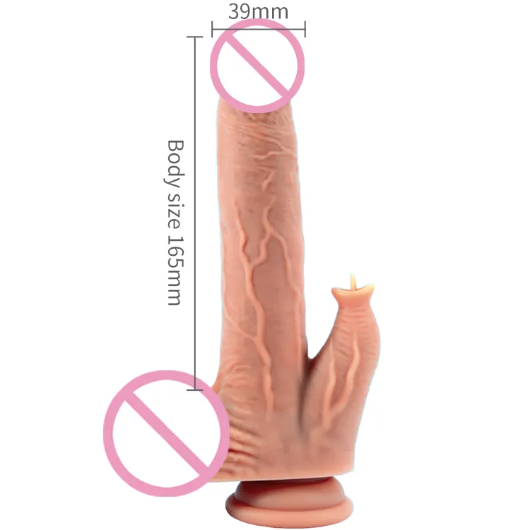 Niusida Fernbedienung und Heizsystem Erwachsenen Spielzeug Dildo riesigen langen Dildos Vibrator mit Saugnapf