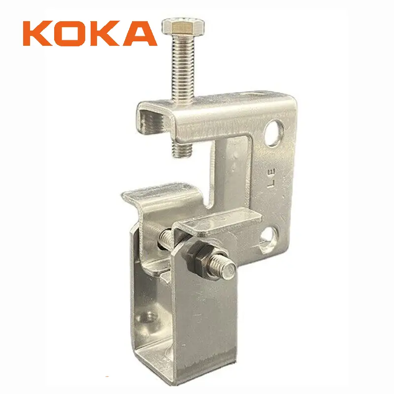 Manufacturers Support M8 M10 M12 OEM Galvanized Steel Beam Clamp