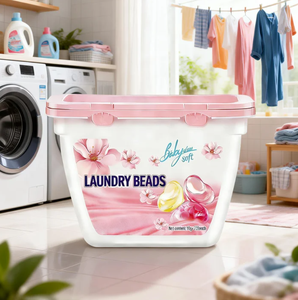 Capsule di detersivo per bucato 3 in 1 al <span class=keywords><strong>profumo</strong></span> di frutta, perle profumate a lunga durata, gel detergente profondo per indumenti - Product Image 5