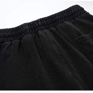 Shorts de sport en coton French Terry à maille pour la course à pied et la salle de sport, avec logo personnalisé, pour hommes - Product Image 5