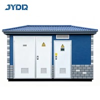 Transformateur de distribution de type boîte préfabriqué extérieur personnalisé 11kV 22kV 33kV, sous-station compacte
